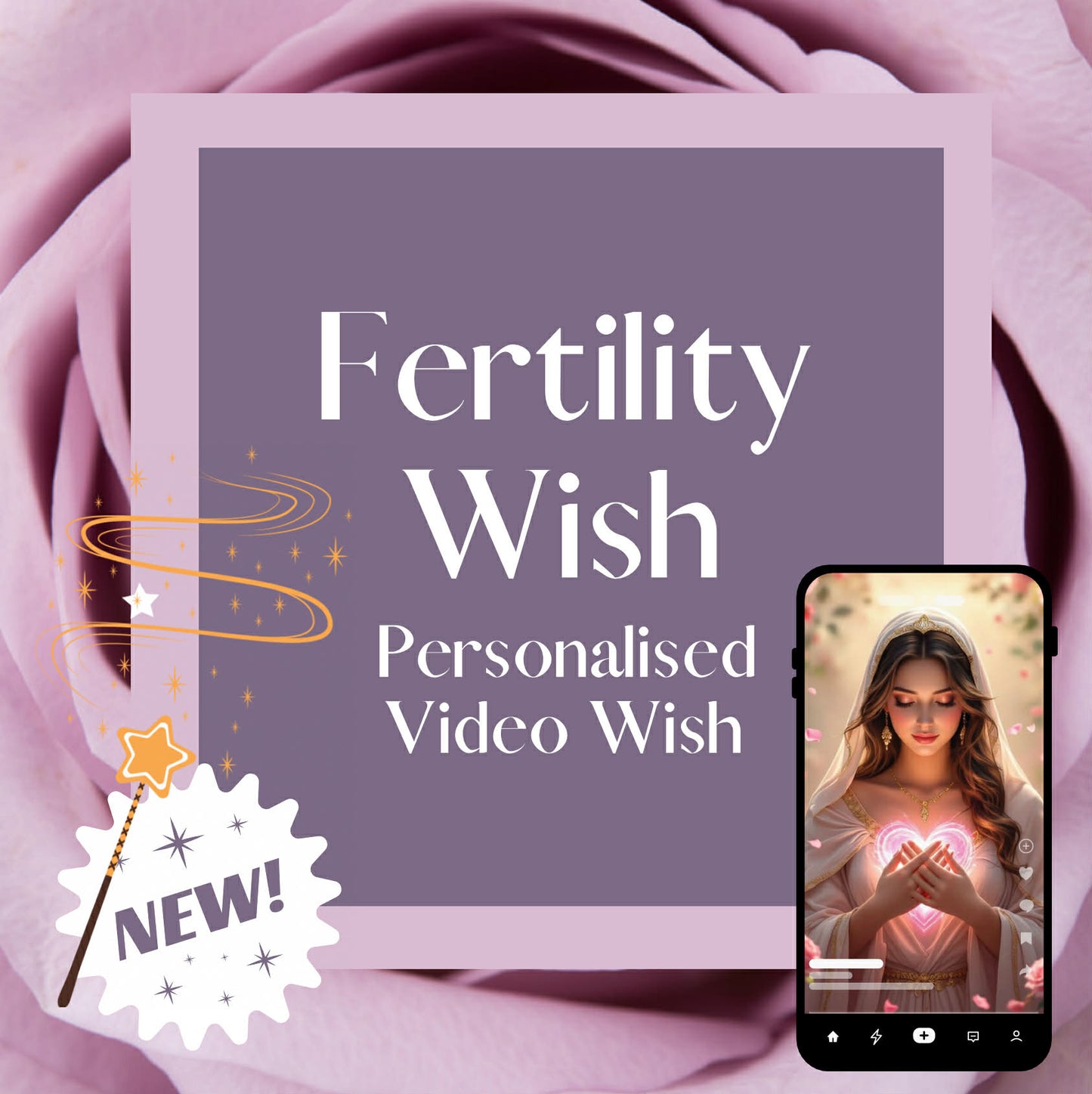 ✨Your Personalised Private Fertility Wish✨Sent to your emails