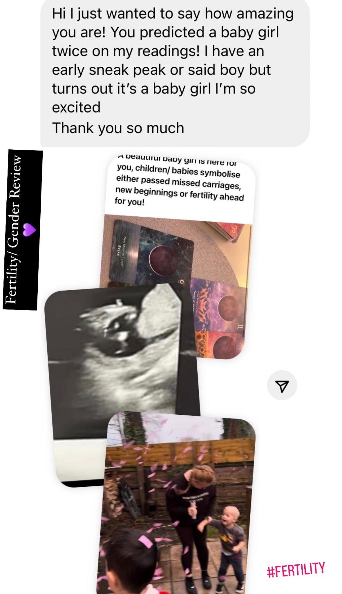 Personalised Divine Fertility Blessing (Sent via your emails)