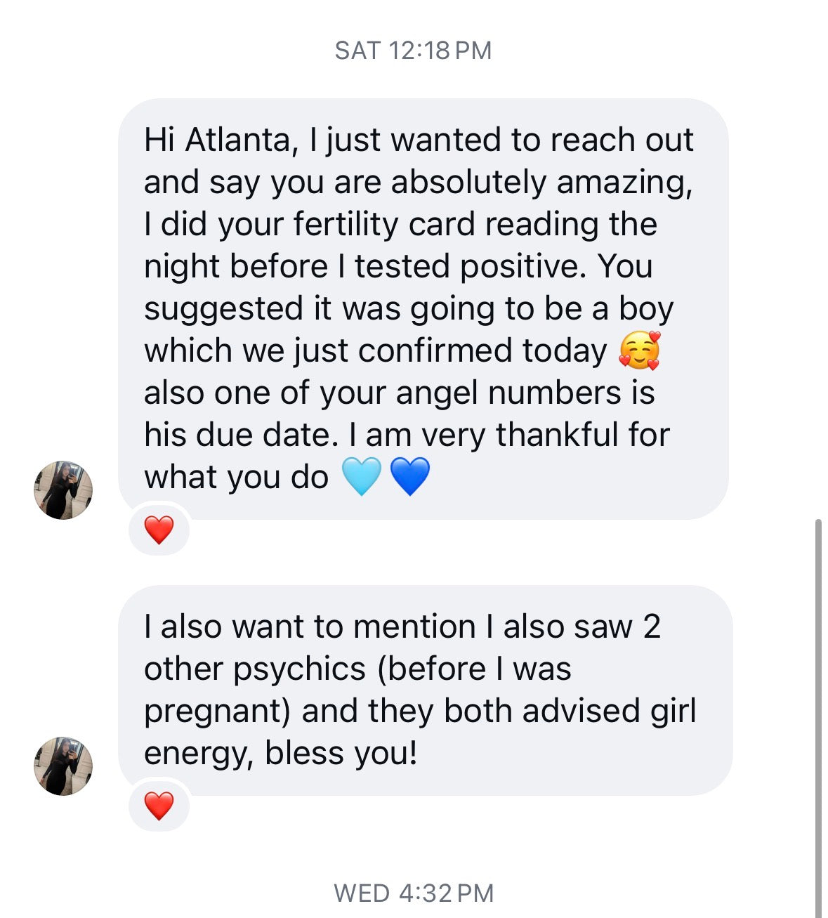 Baby Gender Prediction Reading (Private)