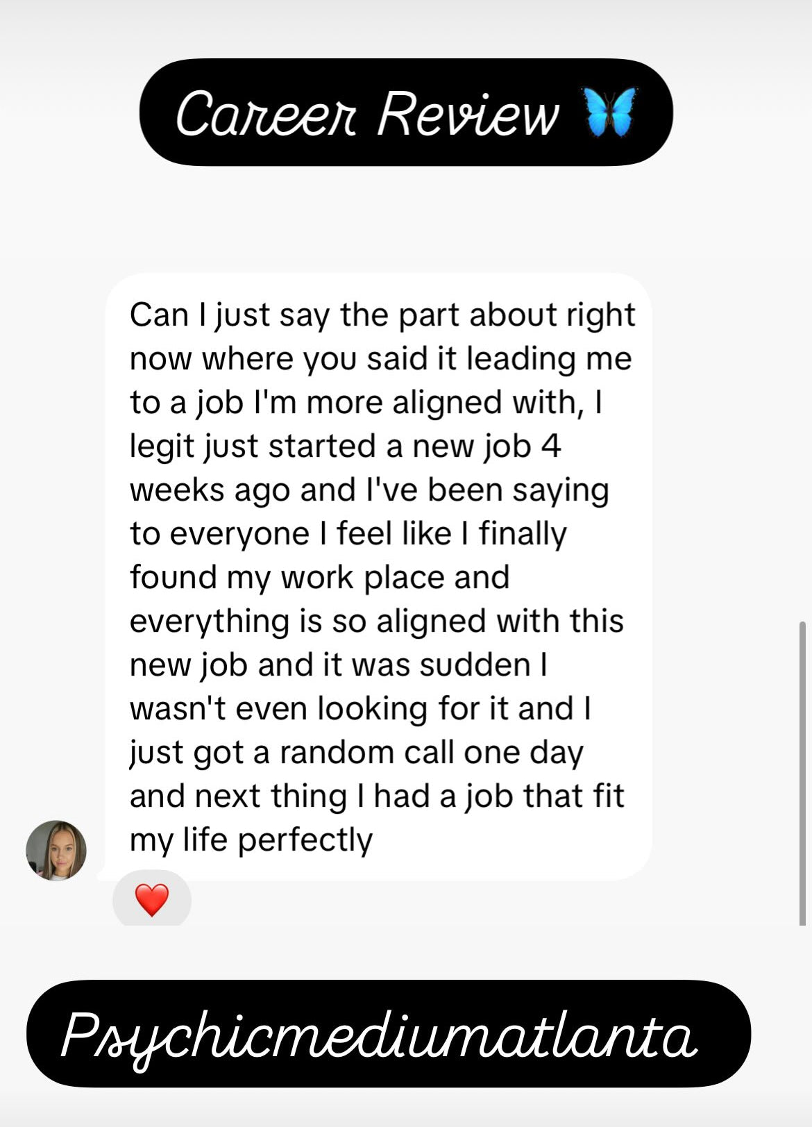 PRIVATE Career/money Card Reading