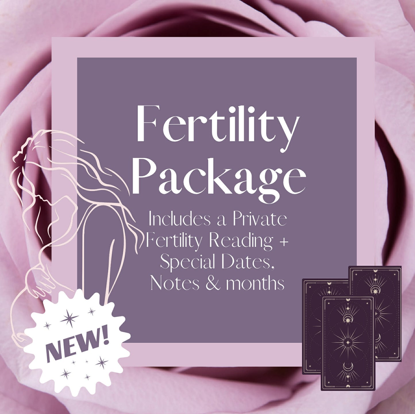 Fertility Package -Including a Private Fertility Reading+Special date&month Fertility Reading 💜